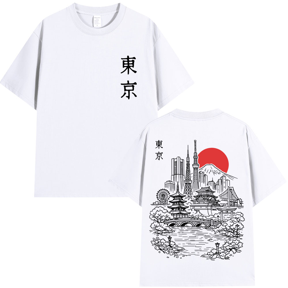 Vintage Fashion Tokyo - Japanese Tokyo Style Sakura Travel Graphic