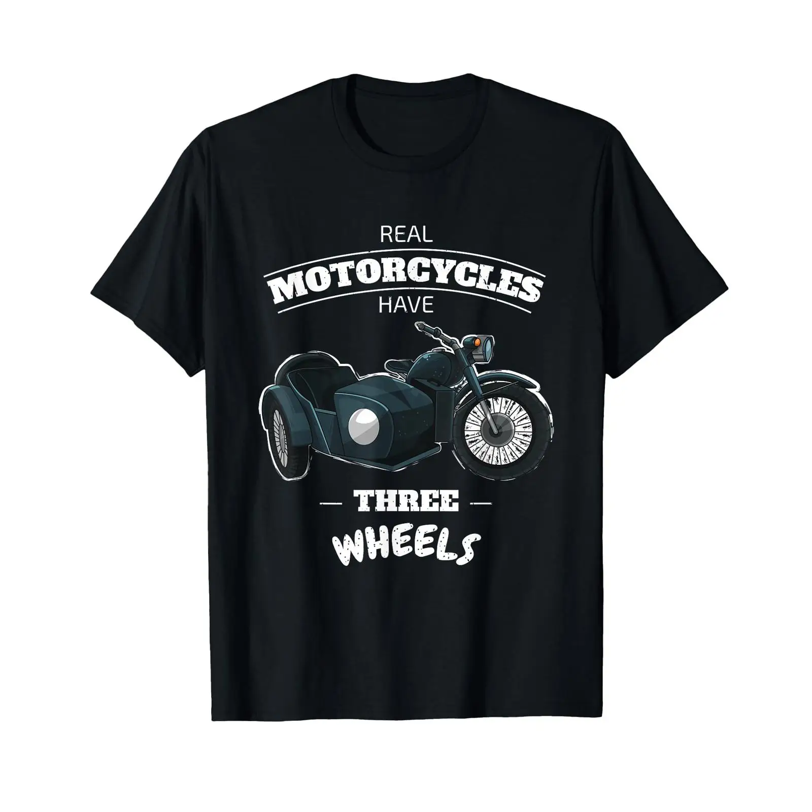 Vintage Fashion Wheel - Real Motorcycles Have Three Wheels Sidecar