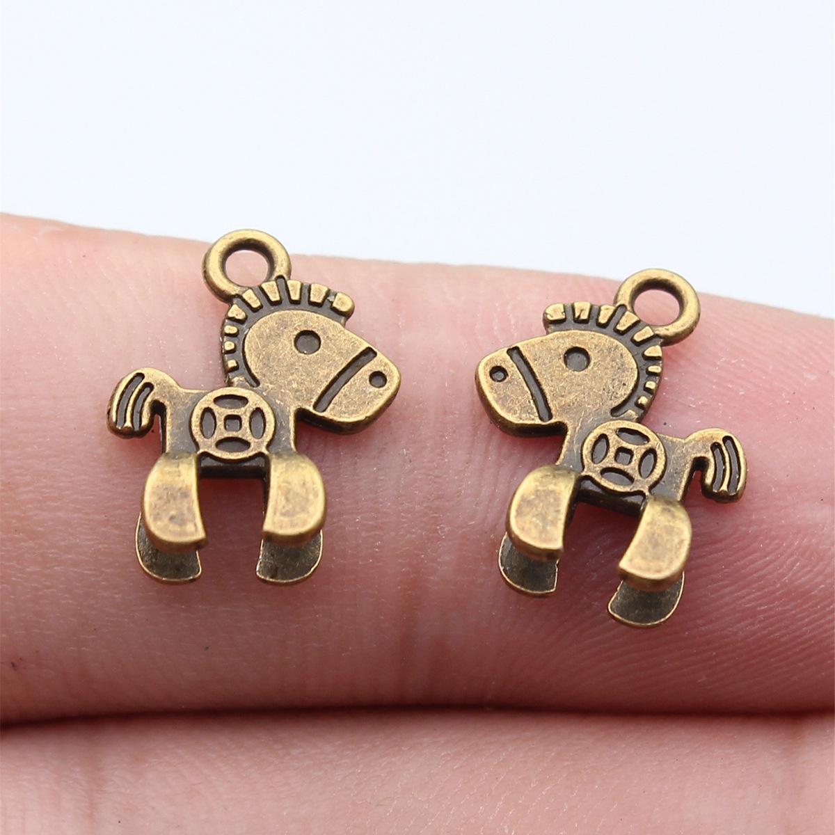 Vintage Fashion Now - 40pcs 15x11x4.2mm 2 Colors Antique Silver