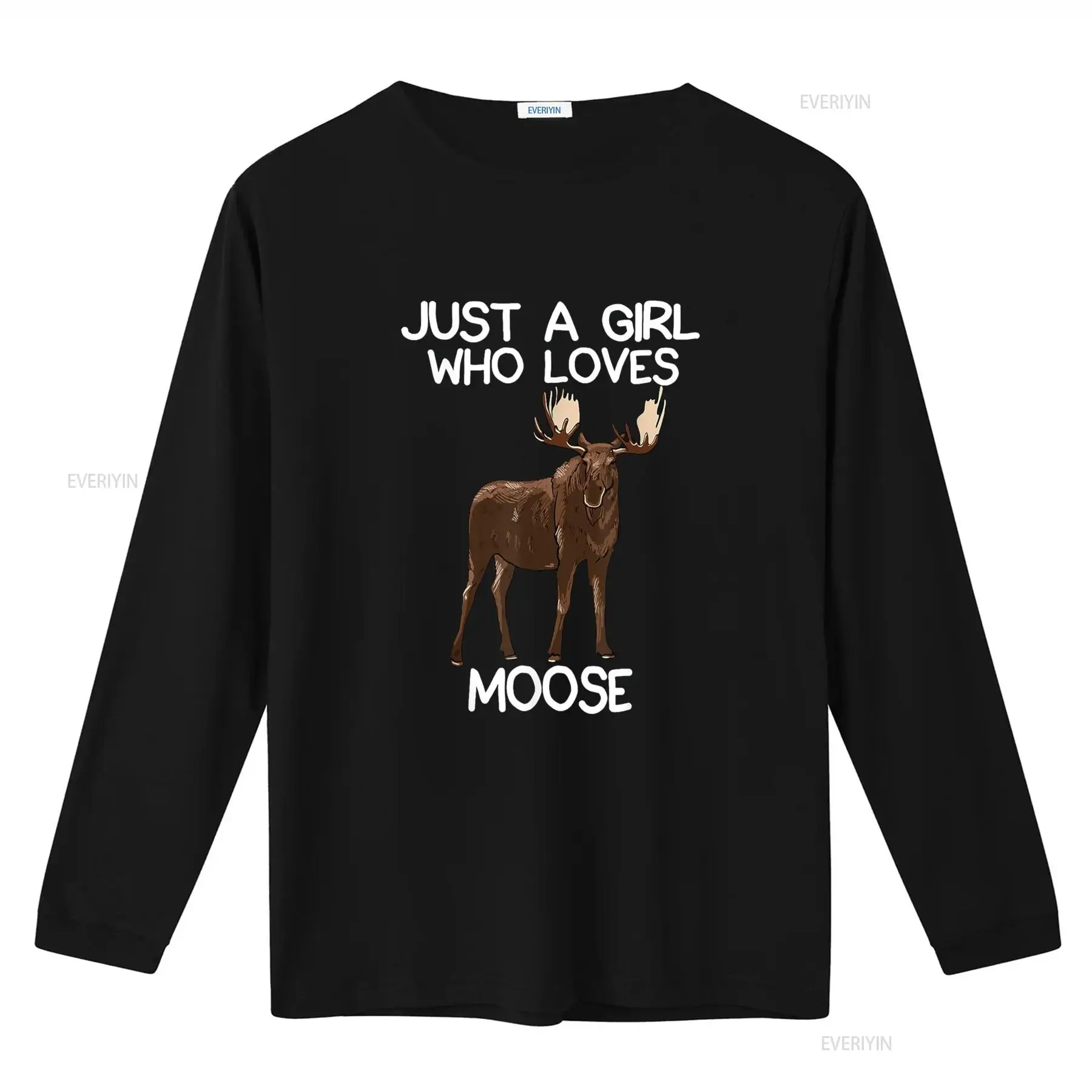 Just A Girl Who Loves Moose Fu - Vintage Fashion Quotes Short recension och pris