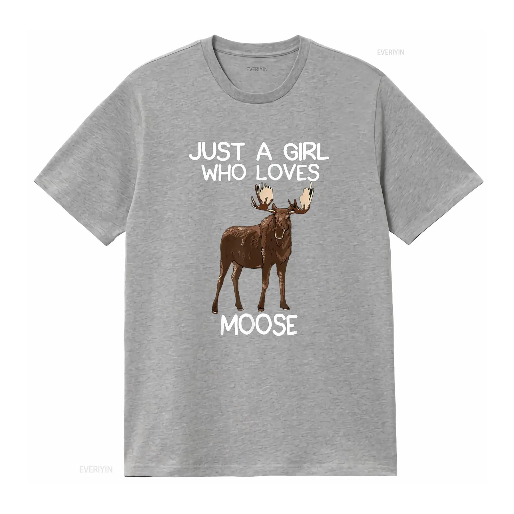 Just A Girl Who Loves Moose Fu - Vintage Fashion Quotes Short recension och pris