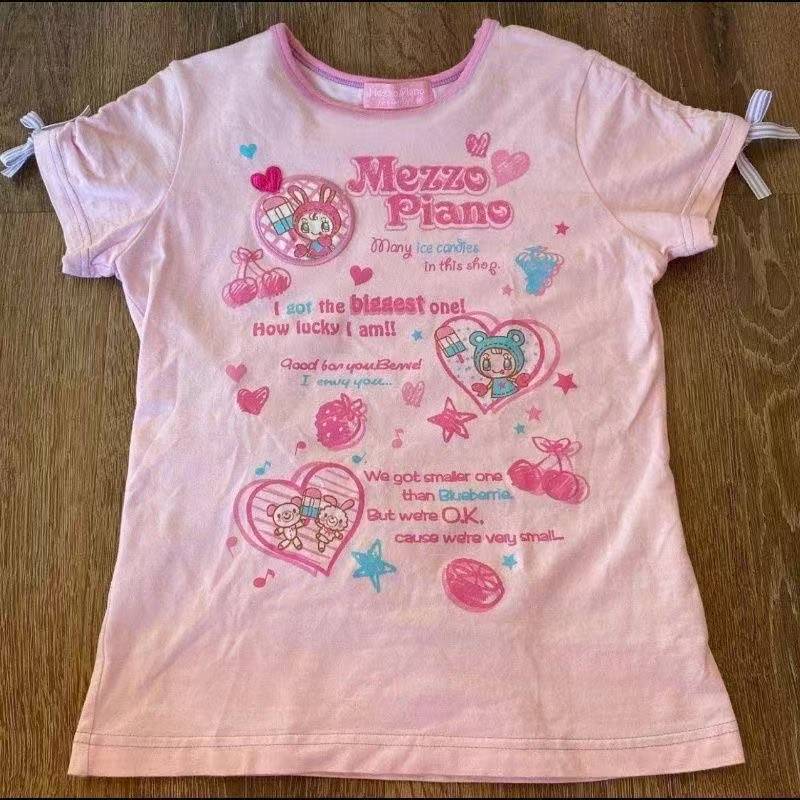 Vintage Kawaii Cute Short Slee - Vintage Fashion T Shirts recension och pris
