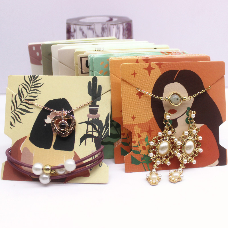 50Pcs 7.4x7.4cm White Paper ca - Vintage Fashion Illustrations recension och pris
