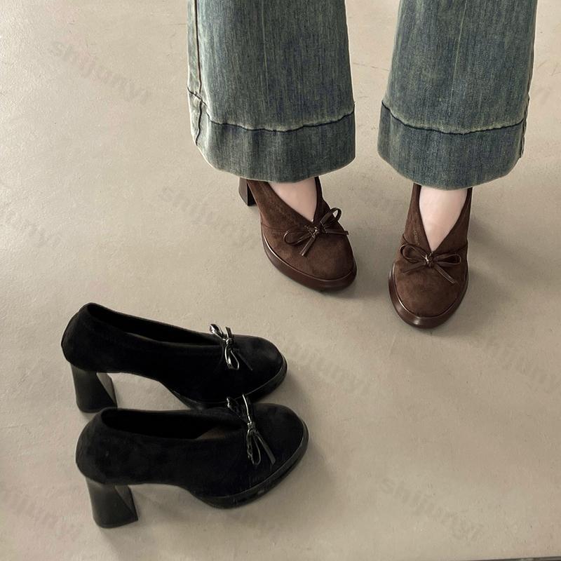 Women's High Heels 2025 Spring - Vintage Fashion Luxury recension och pris