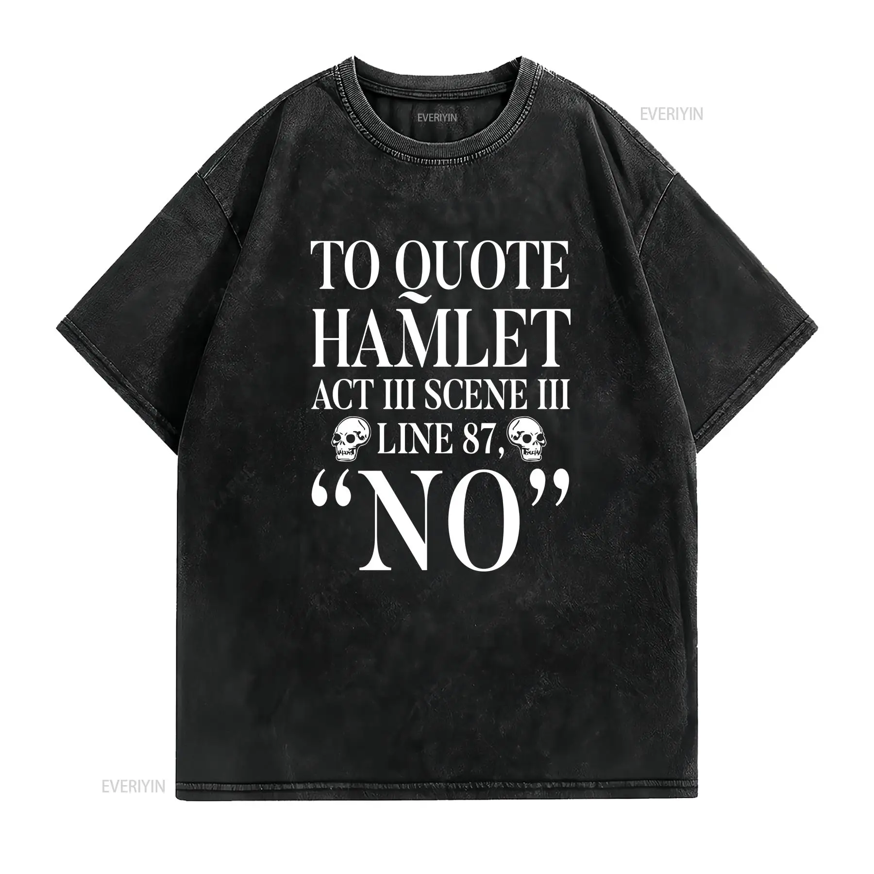 To Quote Hamlet T Shirt Shakes - Vintage Fashion Quotes Short recension och pris