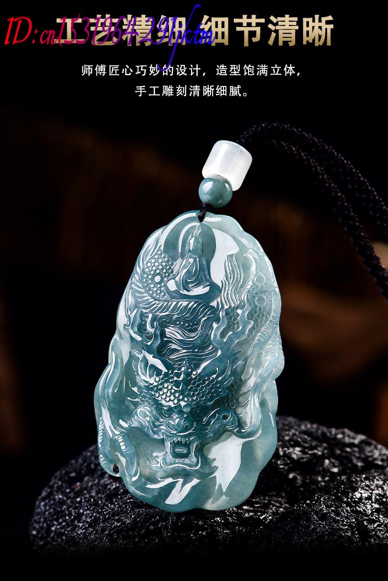 Natural Burmese Jadeite Dragon - Vintage Fashion Luxury recension och pris