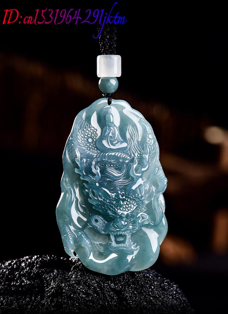 Natural Burmese Jadeite Dragon - Vintage Fashion Luxury recension och pris
