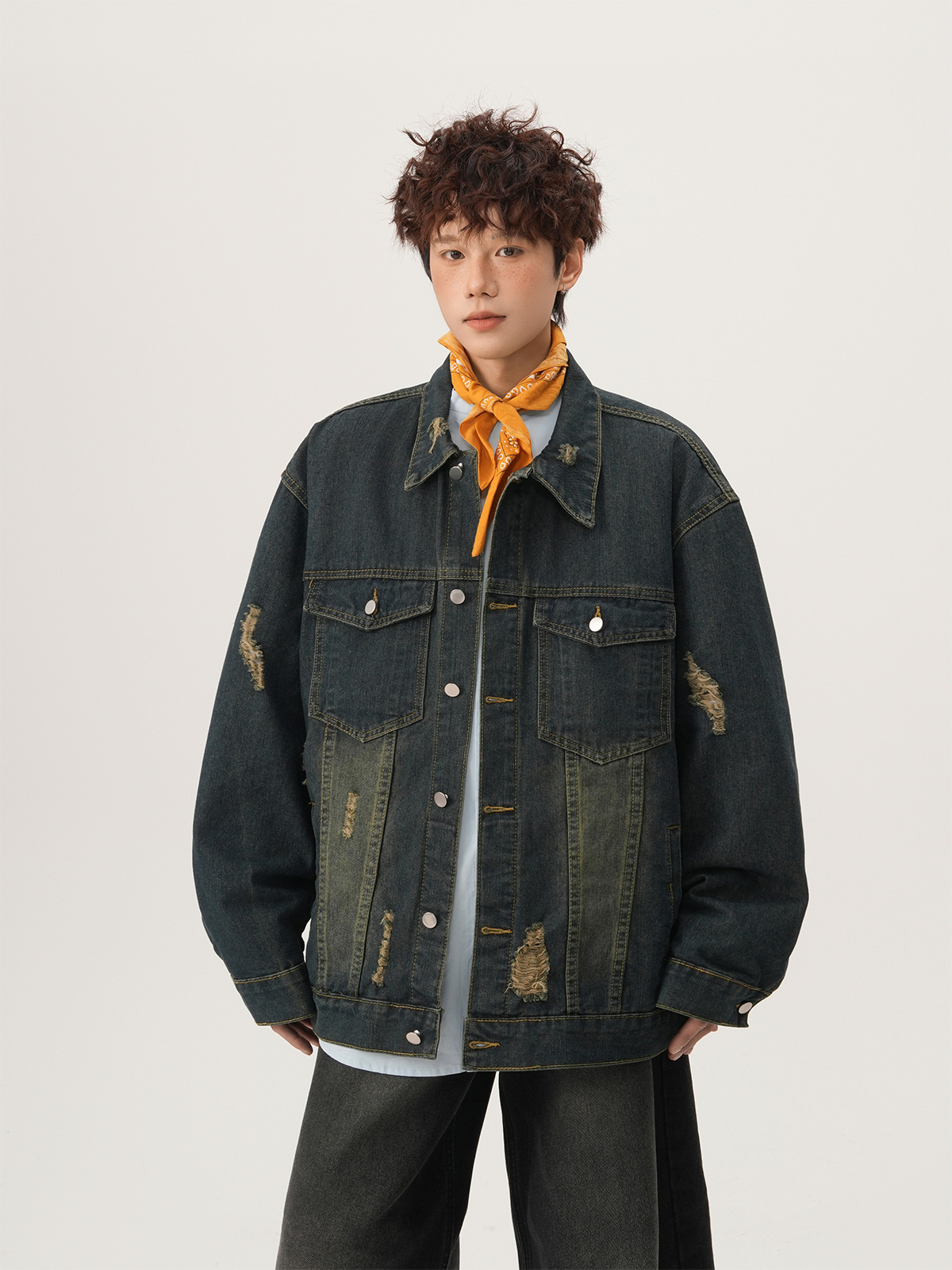 American High Street Ripped De - Vintage Fashion Jacket recension och pris