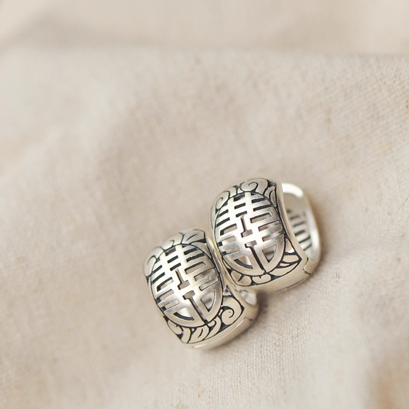 925 Silver Earrings Fashionabl - Vintage Fashion Ornaments recension och pris