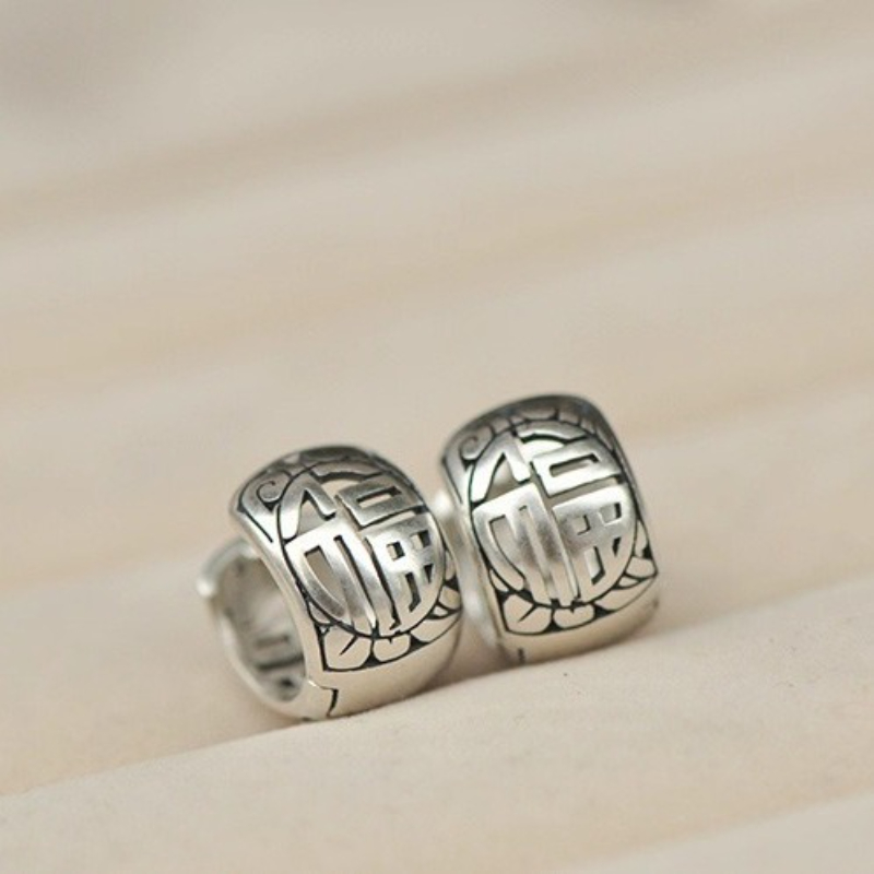 925 Silver Earrings Fashionabl - Vintage Fashion Ornaments recension och pris