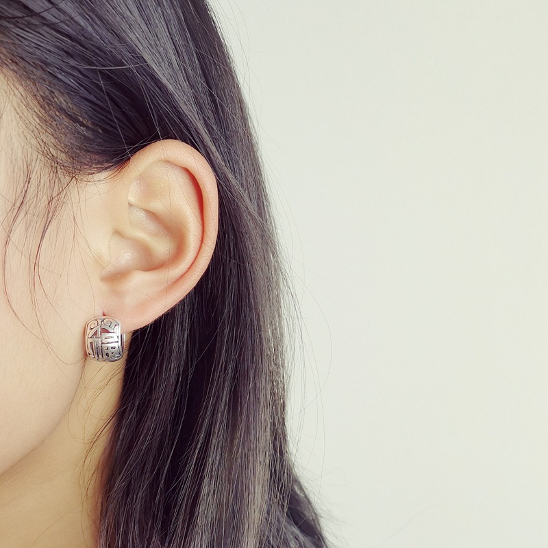 925 Silver Earrings Fashionabl - Vintage Fashion Ornaments recension och pris