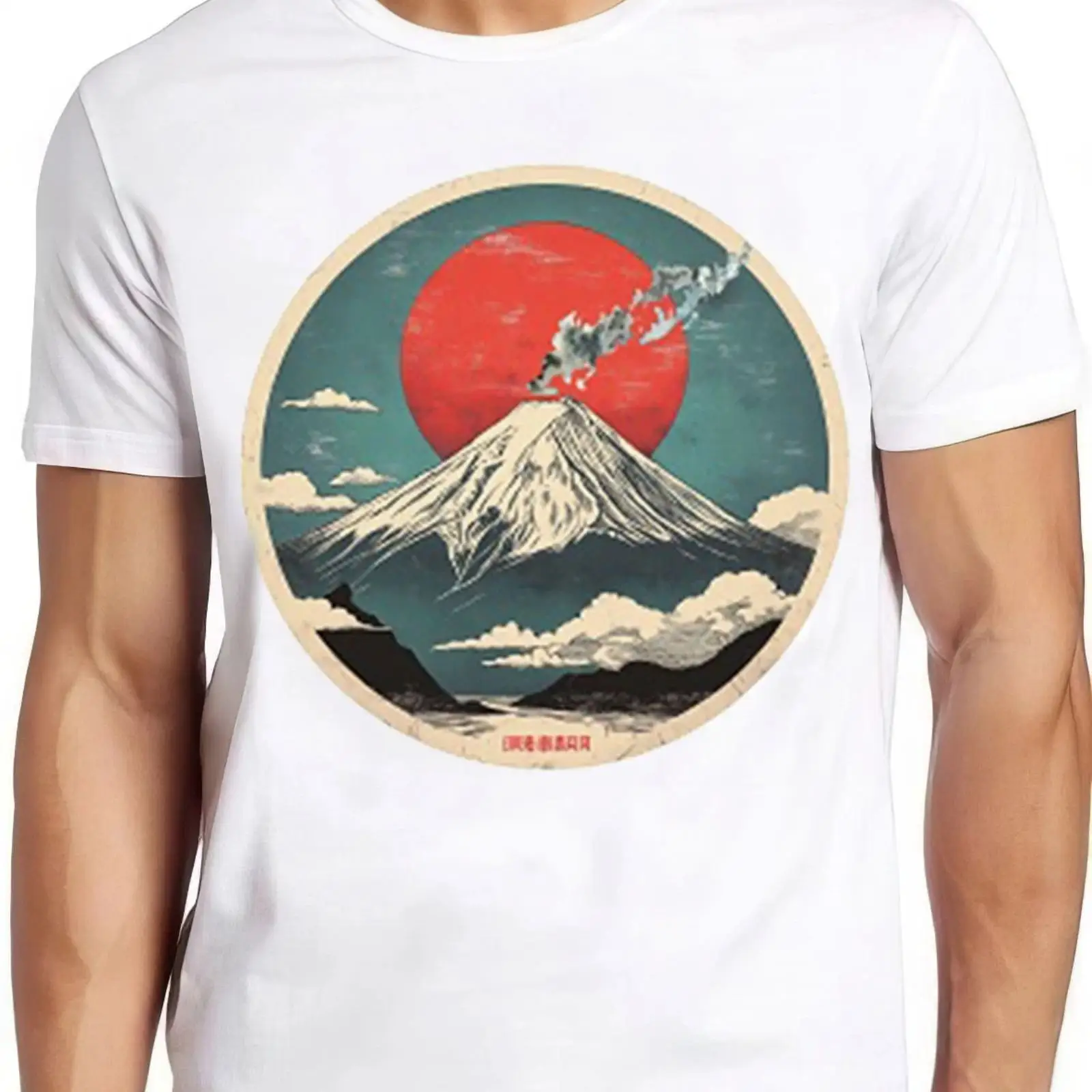 Fuji T Shirt san Mount Japan I - Vintage Fashion Tokyo recension och pris