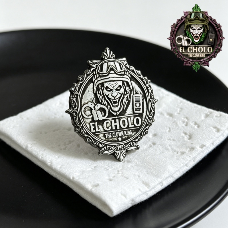 Custom Clown Logo Brooch Perso - Vintage Fashion Jacket recension och pris