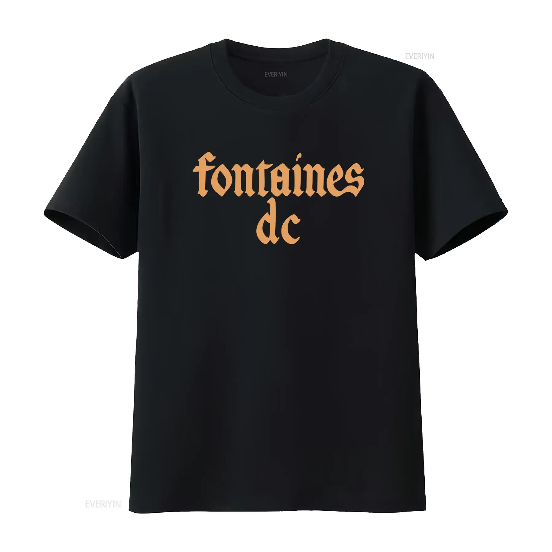 Fontaines D C 'Gothic Logo' Bl - Vintage Fashion T Shirts recension och pris