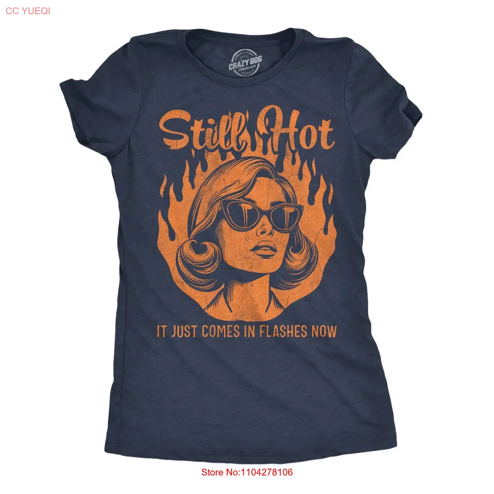 Womens Funny T Shirt Still Hot - Vintage Fashion Now recension och pris