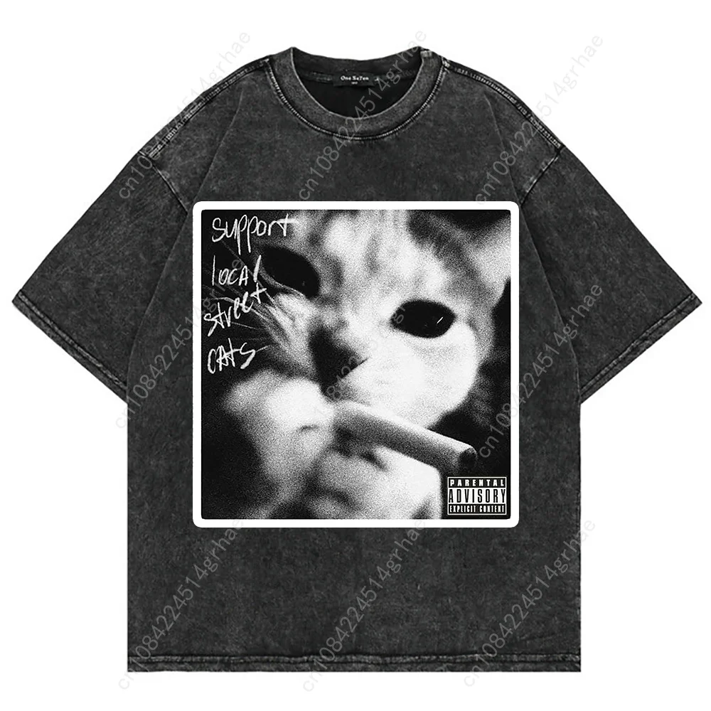 100% Cotton Vintage Washed Y2k - Vintage Fashion T Shirts recension och pris