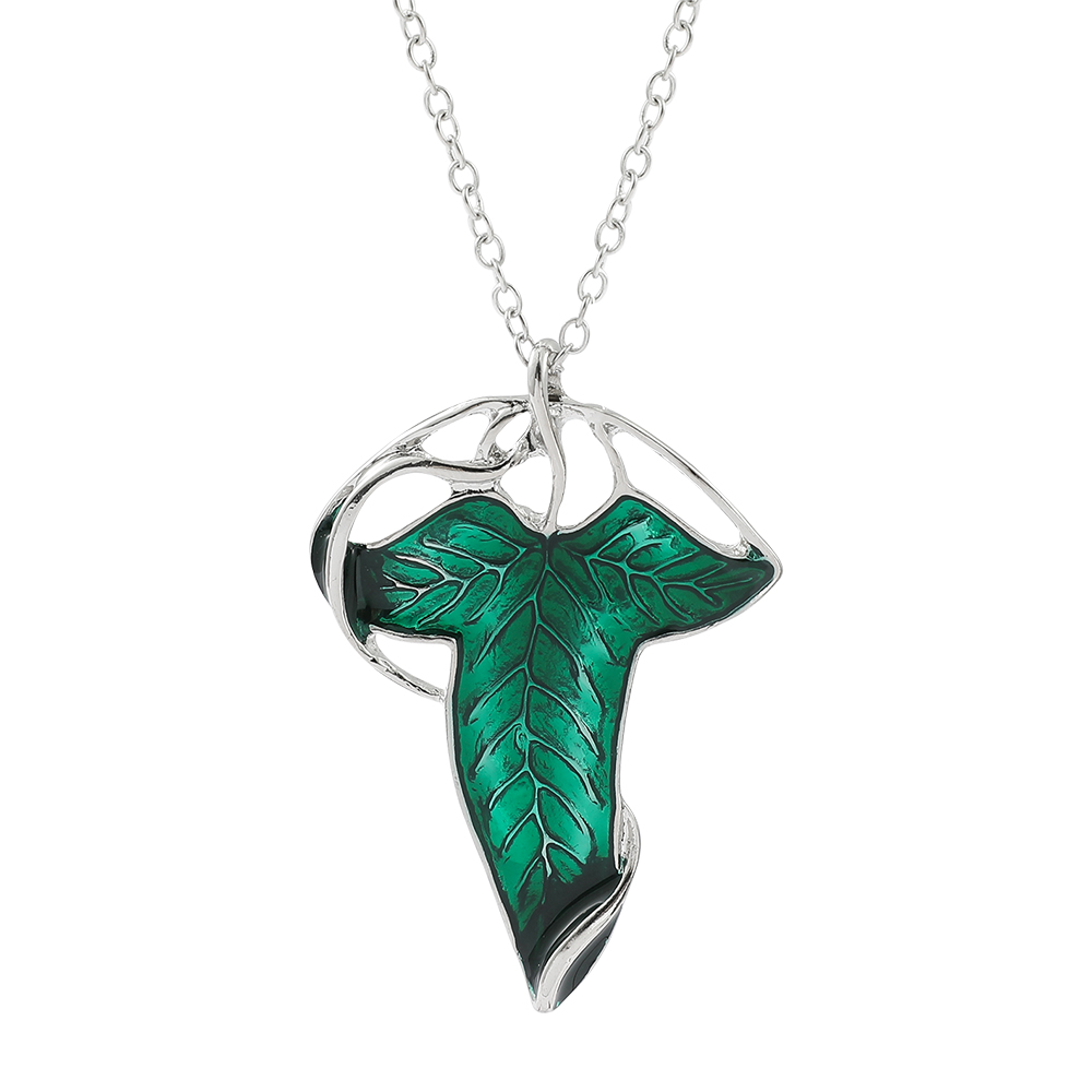 Vintage Green Leaf Pendant Nec - Vintage Fashion Theme recension och pris