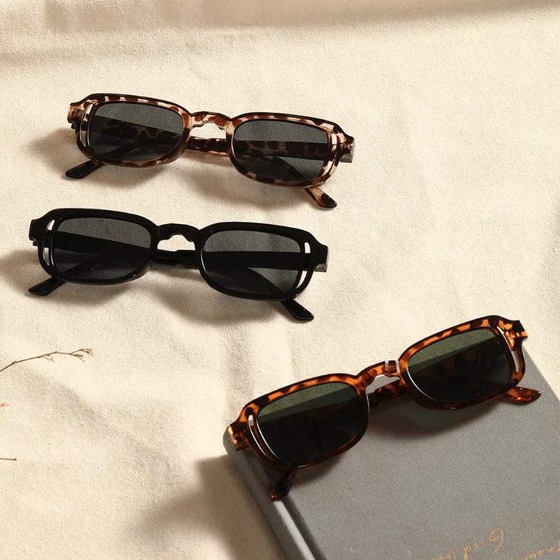 Luxurious Rectangle Sunglasses - Vintage Fashion Girl recension och pris