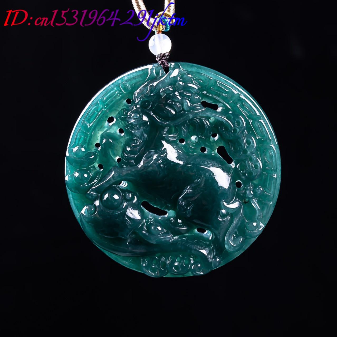 Burmese Jadeite Dragon Pendant - Vintage Fashion Luxury recension och pris