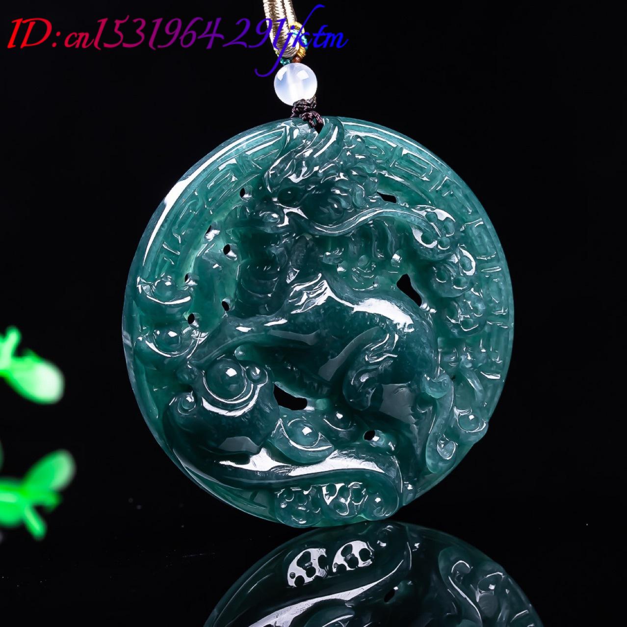 Burmese Jadeite Dragon Pendant - Vintage Fashion Luxury recension och pris