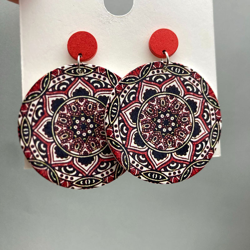 Ethnic Vintage Round Printed W - Vintage Fashion Illustrations recension och pris