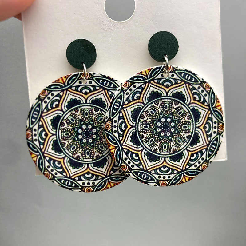 Ethnic Vintage Round Printed W - Vintage Fashion Illustrations recension och pris