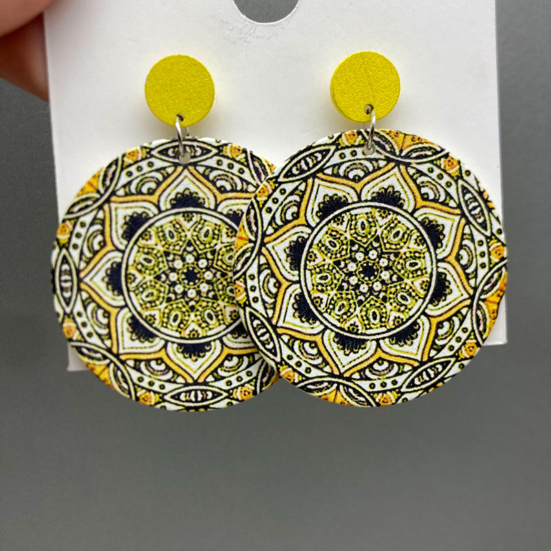 Ethnic Vintage Round Printed W - Vintage Fashion Illustrations recension och pris