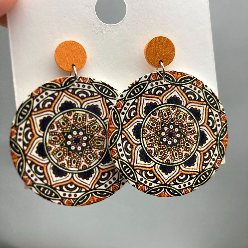 Ethnic Vintage Round Printed W - Vintage Fashion Illustrations recension och pris