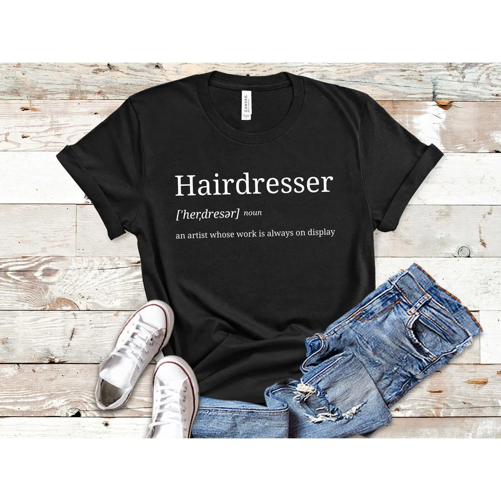 Hairdresser T Shirt Hair Dress - Vintage Fashion Quotes Short recension och pris