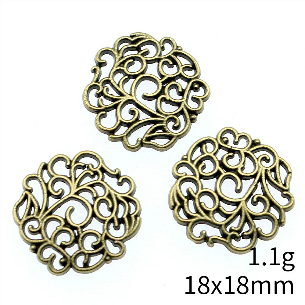 10pcs 18x18mm 2 Colors Antique - Vintage Fashion Theme recension och pris