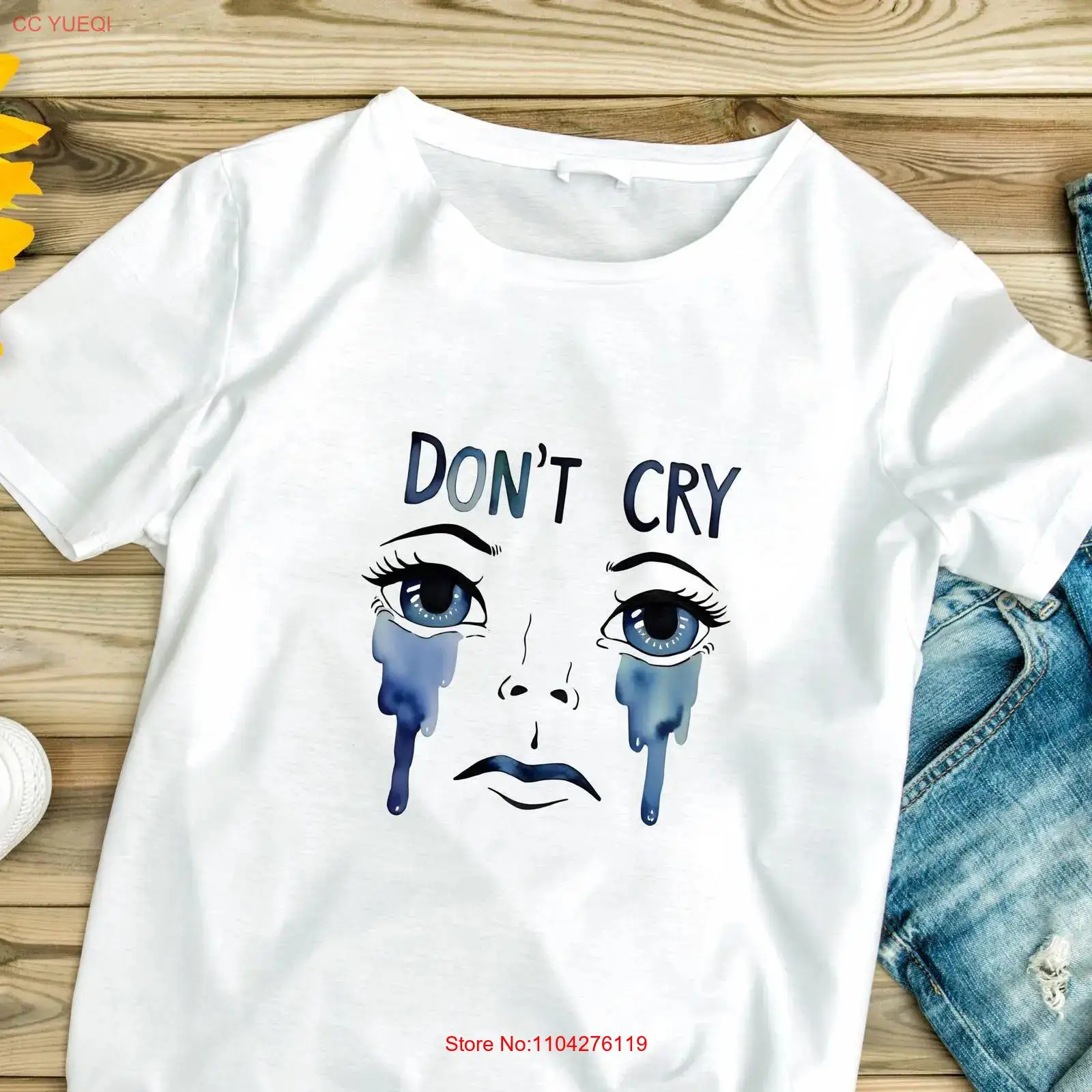 Cry Quote T Shirt Emotion Sayi - Vintage Fashion Quotes Short recension och pris