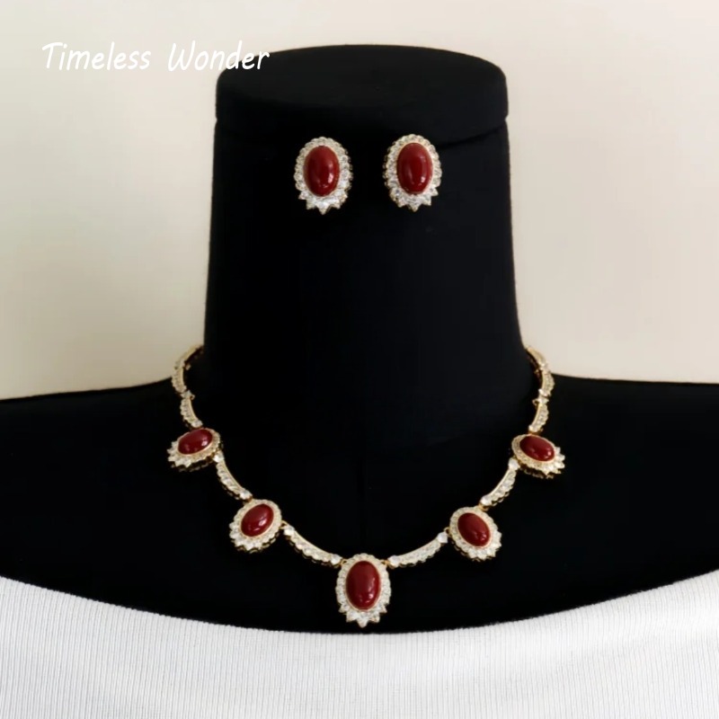 Timeless Wonder Fancy Zircon G - Vintage Fashion Earrings recension och pris