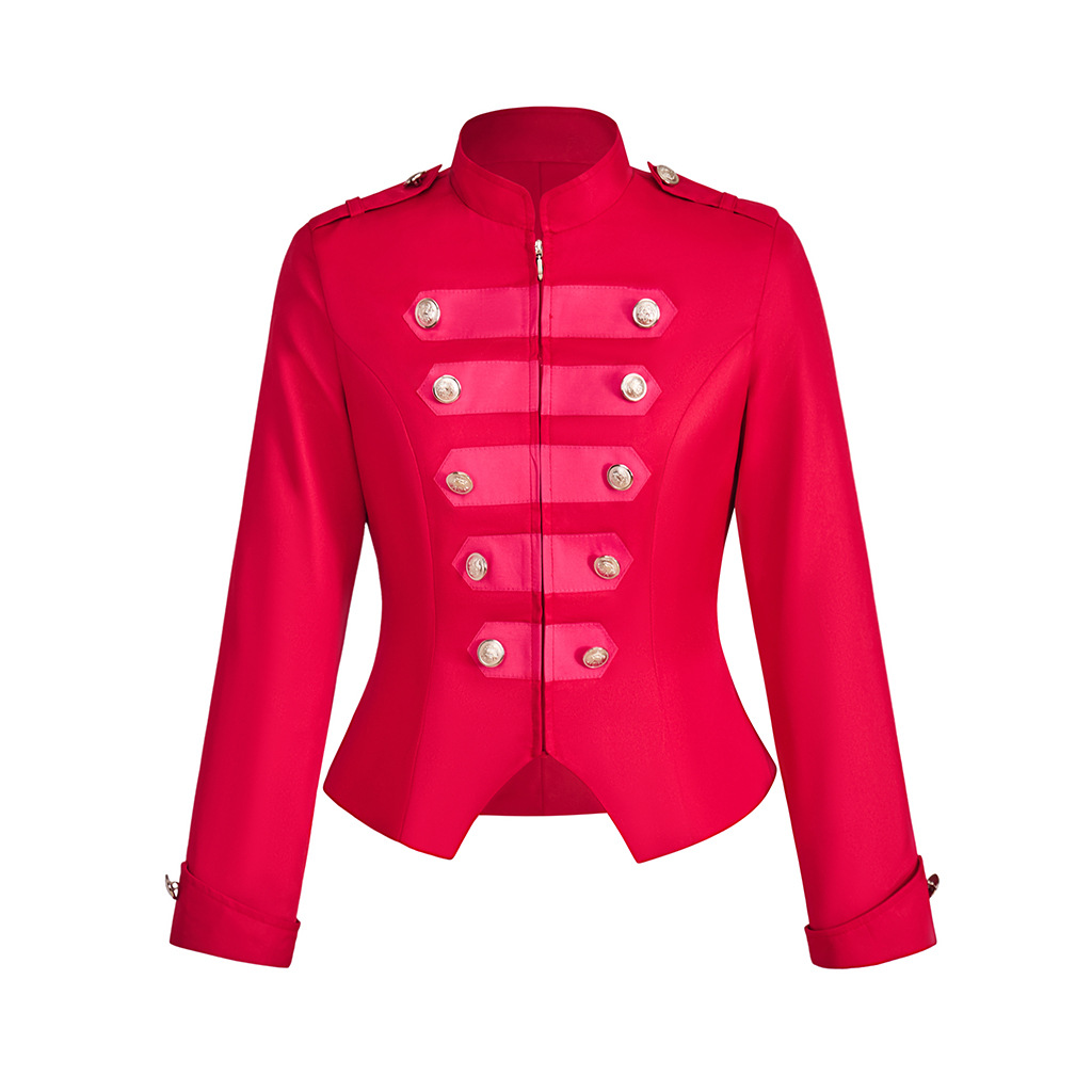 Women gothic punk jacket Slim  - Vintage Fashion Jacket recension och pris