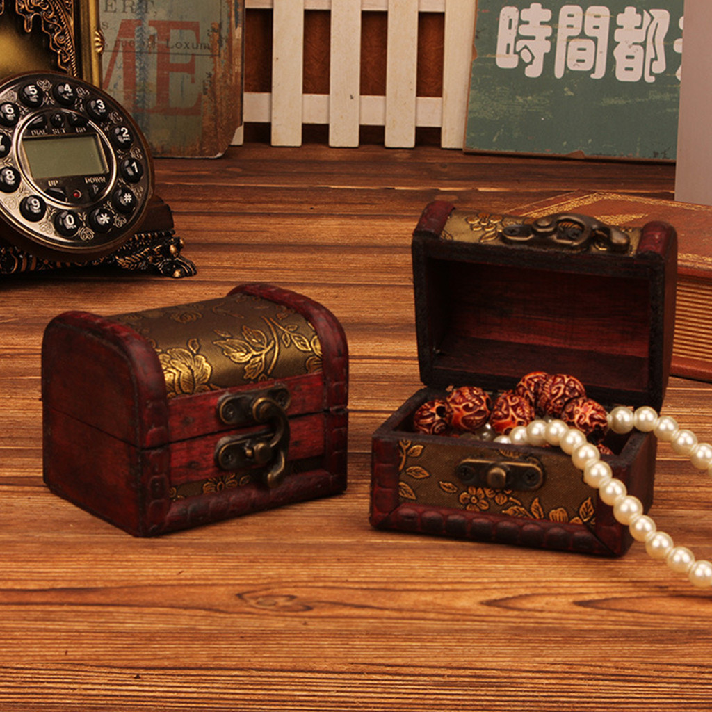 Chinese Style Vintage Wooden J - Vintage Fashion Earrings recension och pris