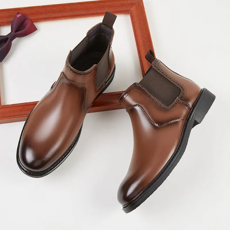 Vintage Mens Leather Oxford Bo - Vintage Fashion Luxury recension och pris