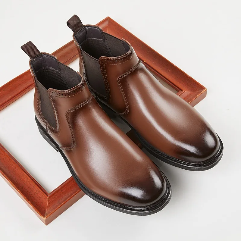 Vintage Mens Leather Oxford Bo - Vintage Fashion Luxury recension och pris