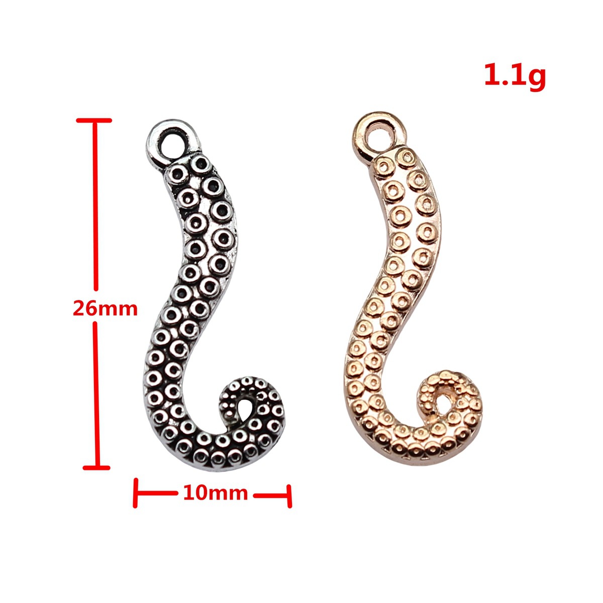 WYSIWYG 20pcs 26x10mm 4 Colors - Vintage Fashion Theme recension och pris