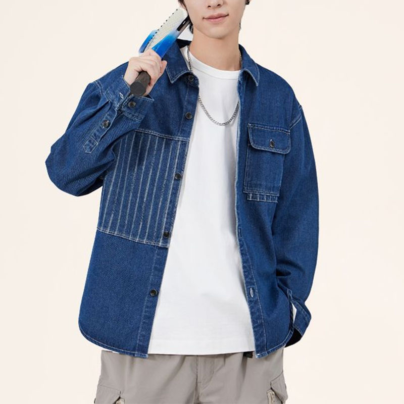 Men Korean Chic Turn-down Coll - Vintage Fashion Now recension och pris