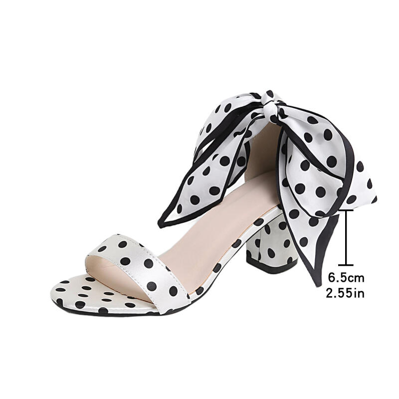 Vintage Black White Polka Dots - Vintage Fashion Y2K recension och pris