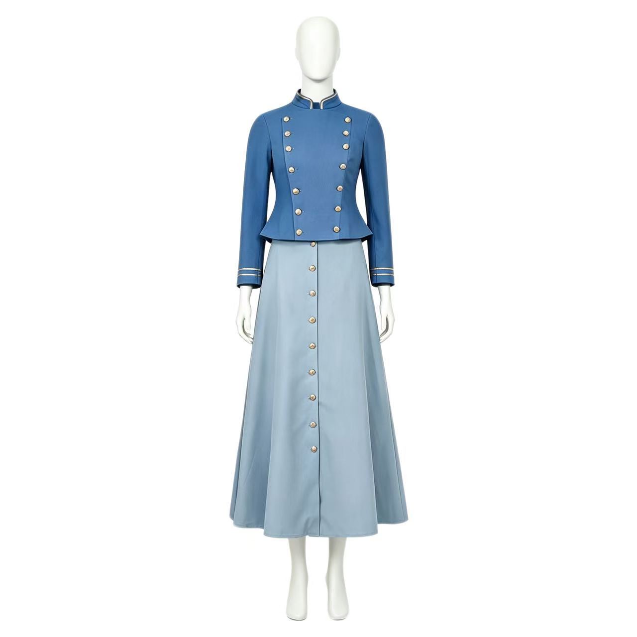 WHH Movie Enola Cosplay Costum - Vintage Fashion Jacket recension och pris