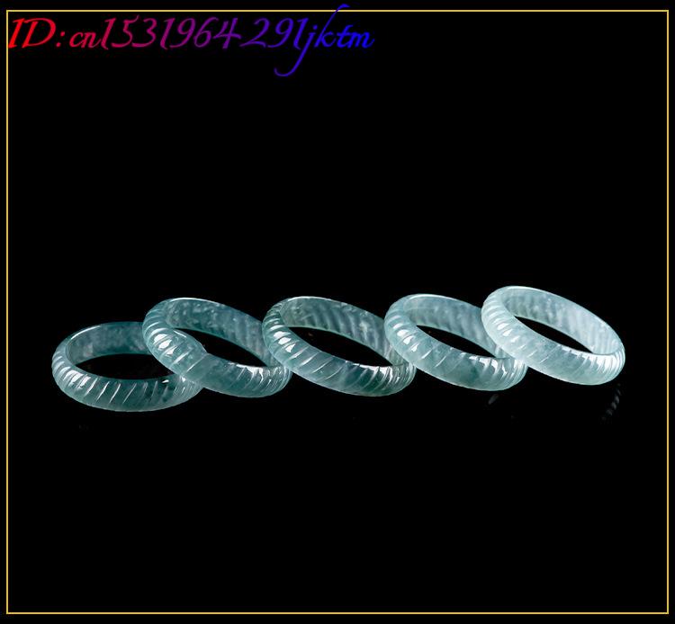 Blue Real Burmese Jadeite Ring - Vintage Fashion Luxury recension och pris