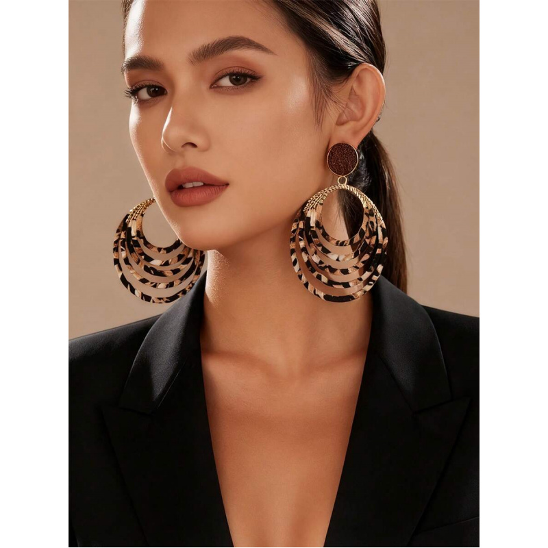 1 Pair Luxury Vintage Leopard  - Vintage Fashion Illustrations recension och pris