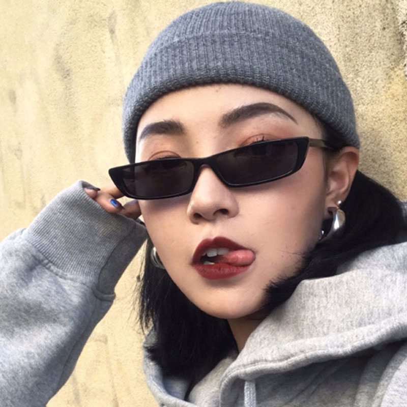 Small Rectangle Sunglasses Fas - Vintage Fashion Girl recension och pris
