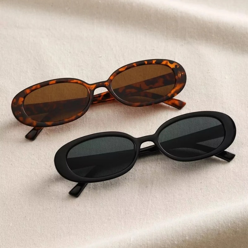 Vintage Oval Sunglasses Women  - Vintage Fashion Luxury recension och pris