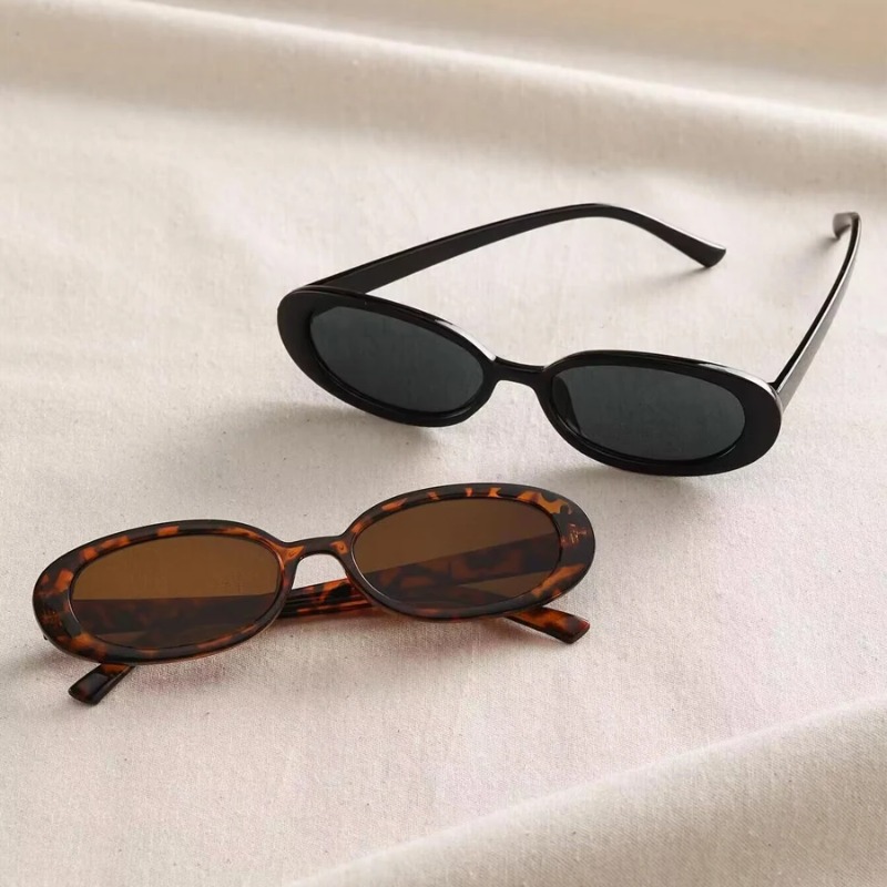 Vintage Oval Sunglasses Women  - Vintage Fashion Luxury recension och pris