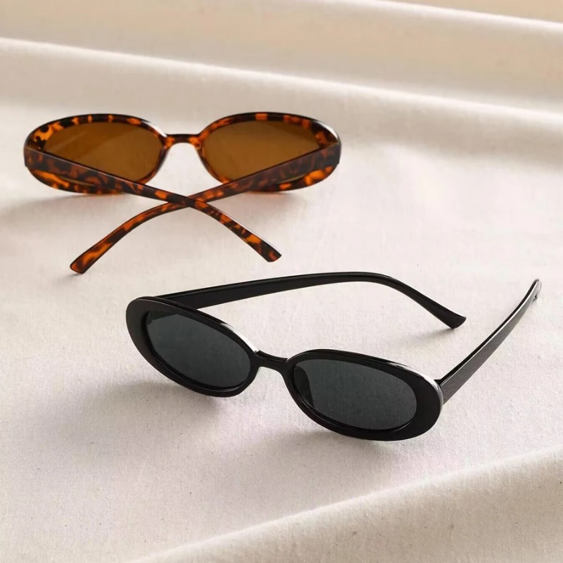 Vintage Oval Sunglasses Women  - Vintage Fashion Luxury recension och pris