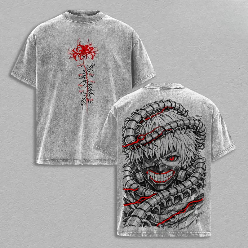 Manga Kaneki Ken Retro T Shirt - Vintage Fashion Tokyo recension och pris